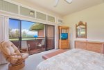 The master bedroom features fabulous views and a private lanai